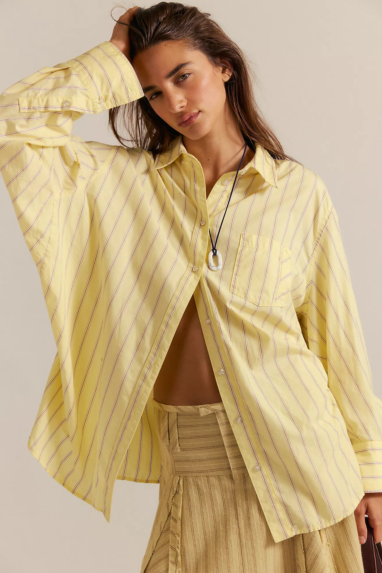 Sabine Striped Articulated Shirt