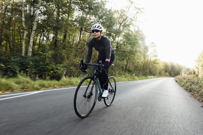 Warm Cycling Jersey Long Sleeve Men MTB Road Bike Wear High Ventilation Tops 