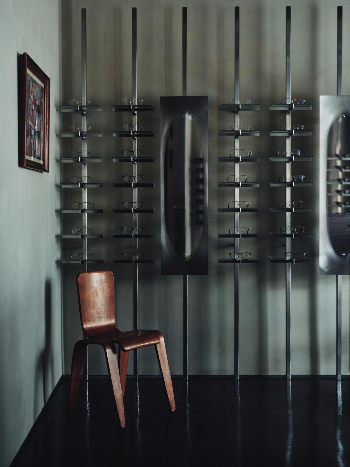 contemporary optician store