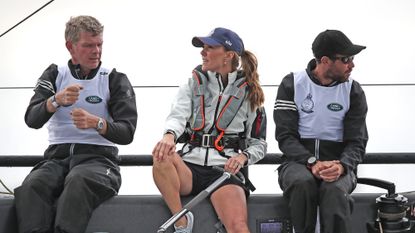 Kate Middleton Wears Striped a Sandro Shirt to King's Cup Regatta