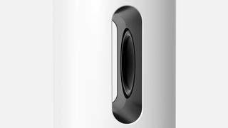 Sonos Sub Mini nærbillede af højttalerdriverne
