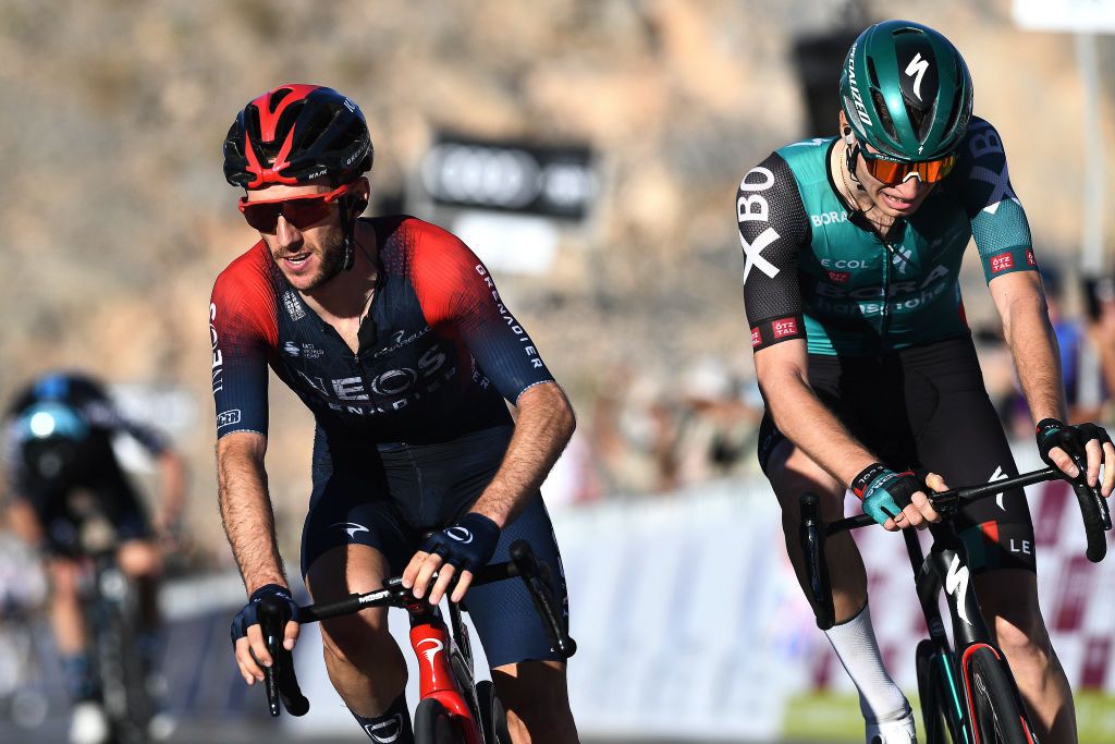 Adam Yates and Aleksandr Vlasov could only sprint for the placings