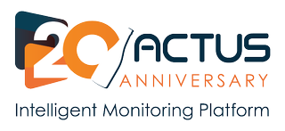 Actus Digital 20th anniversary logo