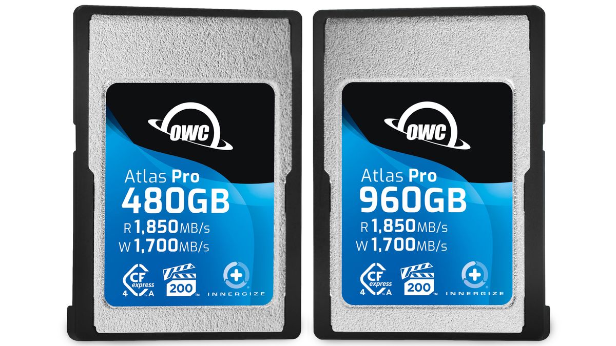 OWC Atlas Pro CFexpress 4.0 Type A cards