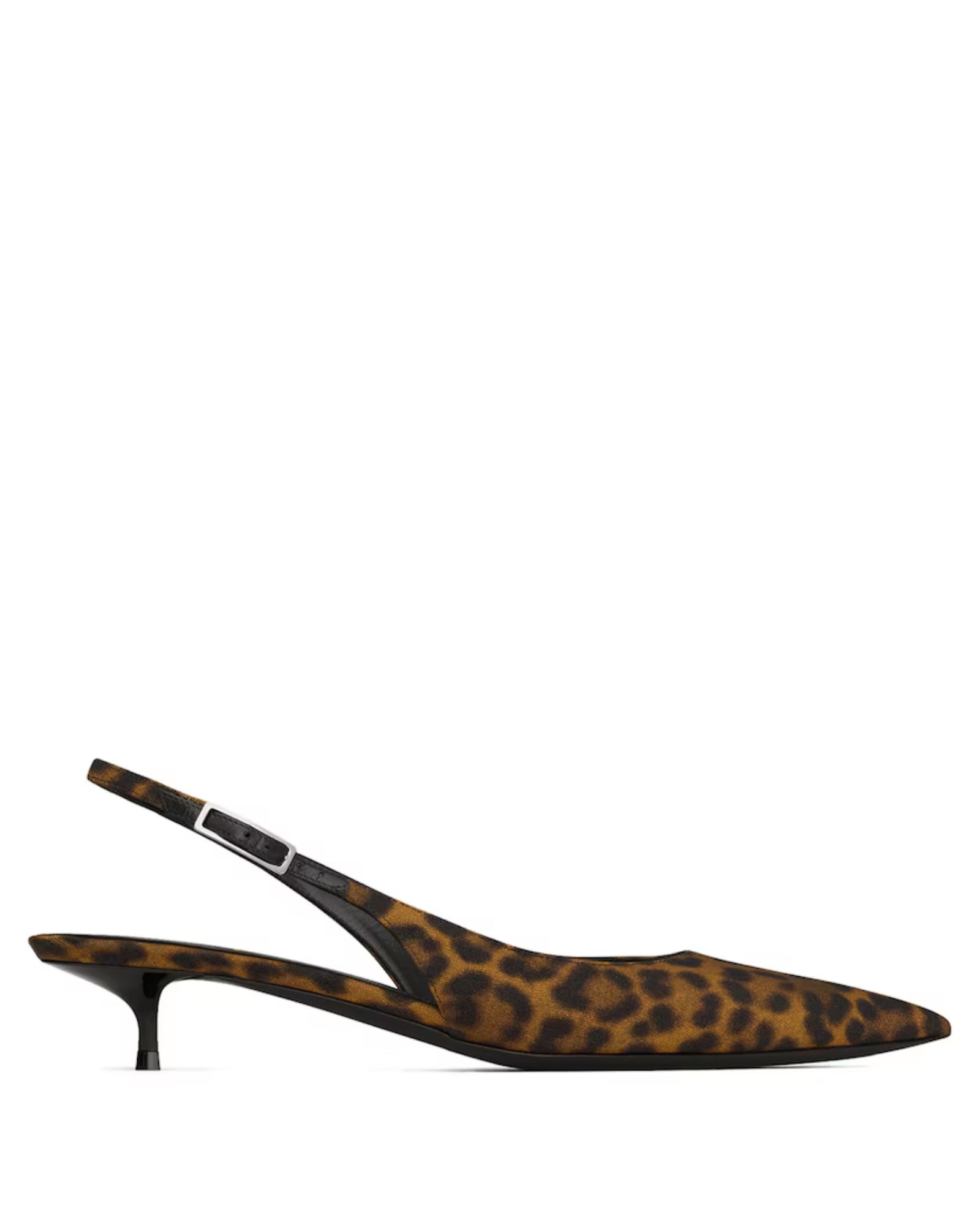 Saint Laurent Brown Quarida Slingback Pumps 30