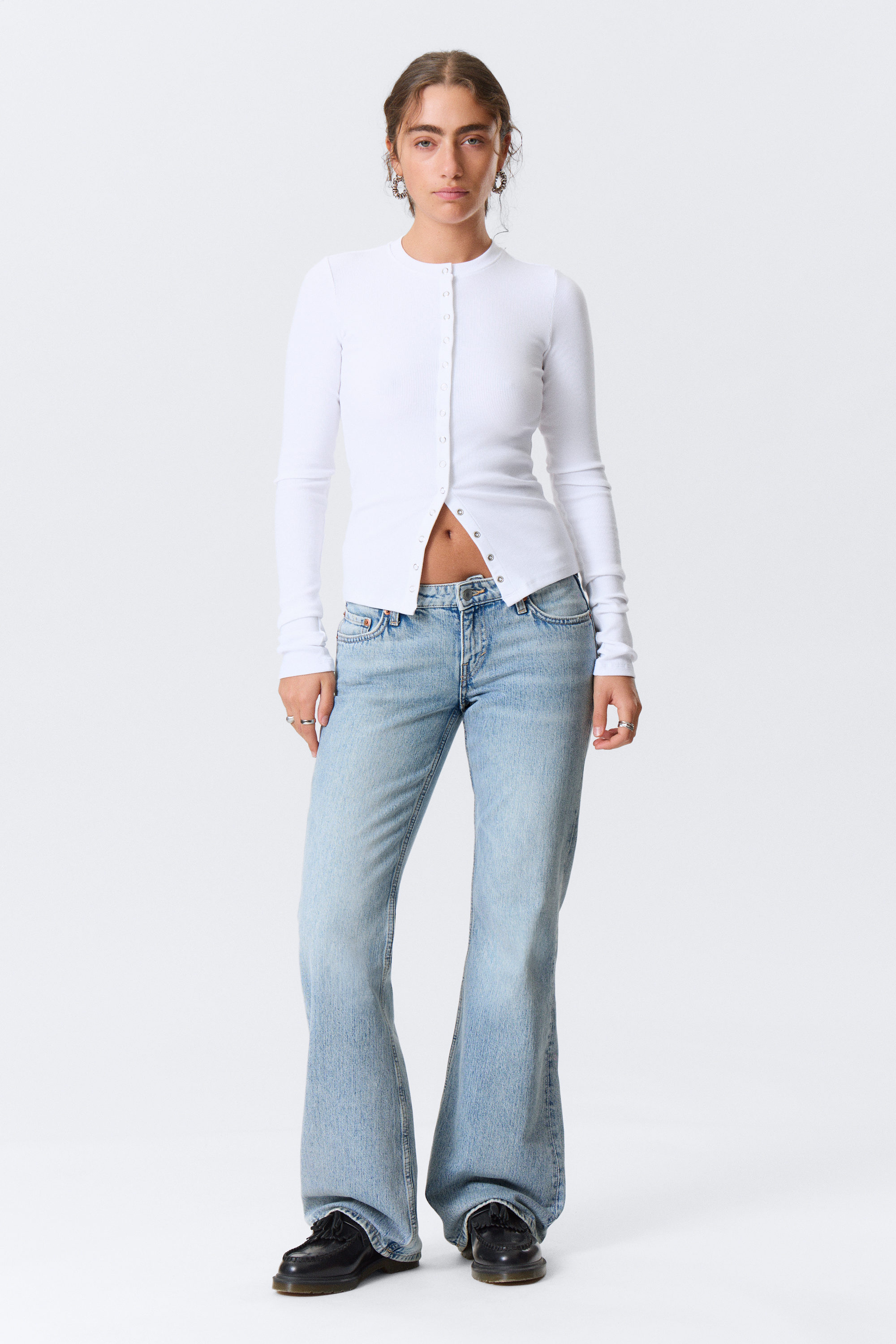 Nova Low Rise Slim Bootcut Leg Jeans
