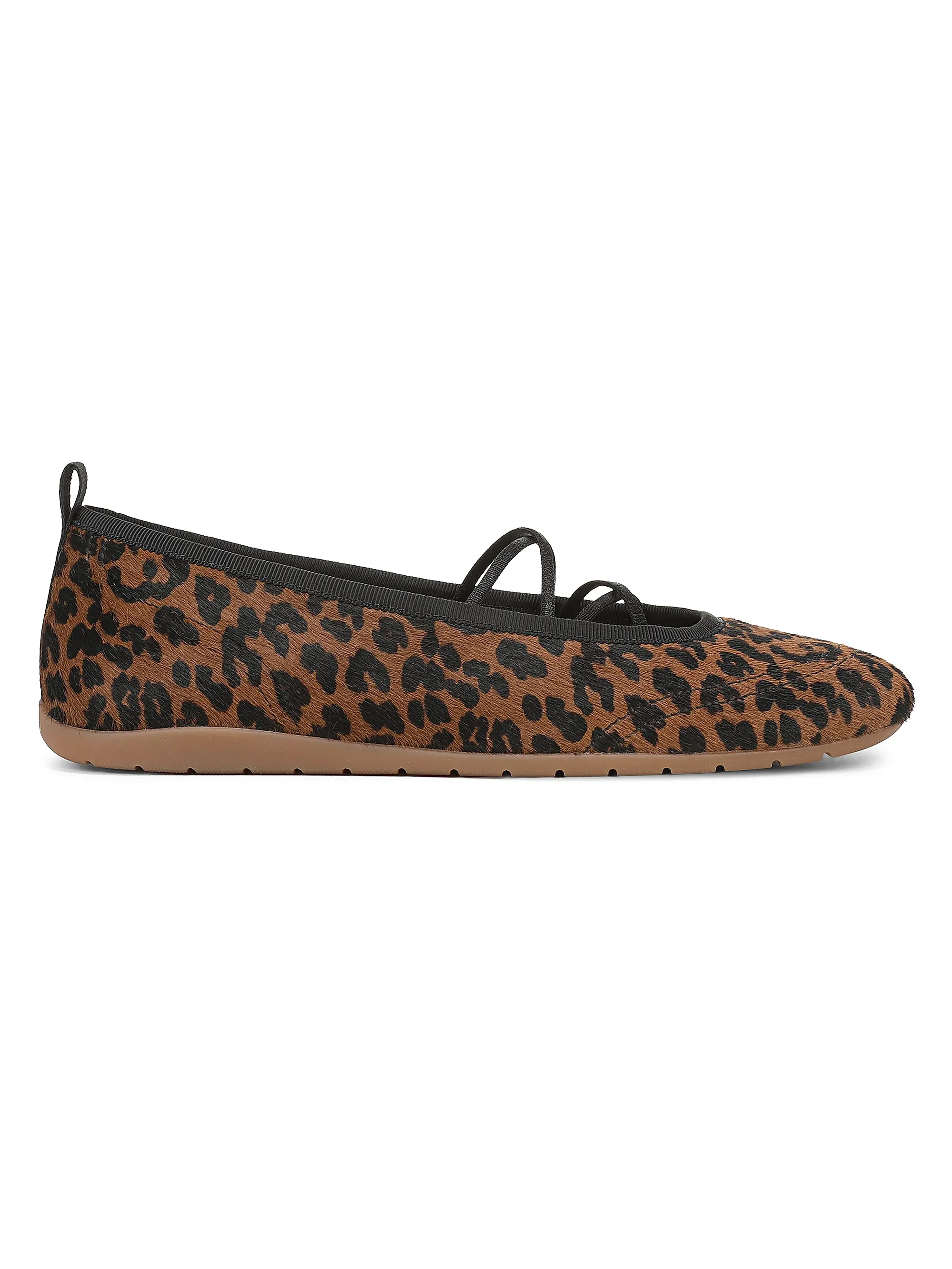 Coralie Leopard-Print Calf Hair Ballet Flats