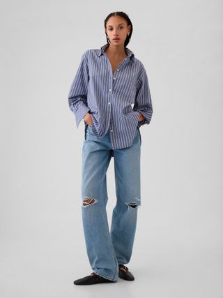 gap, Organic Cotton Big Shirt