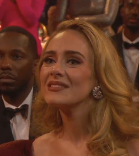 Adele at the Grammys