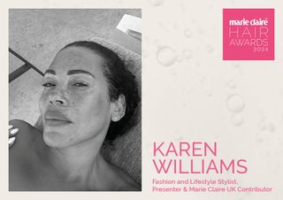 Karen Williams Marie Claire hair awards 2024 judge