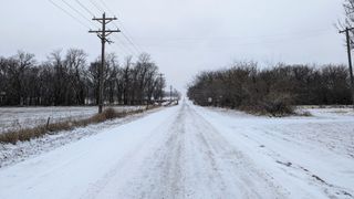 Rural Kansas Snow Lifestyle