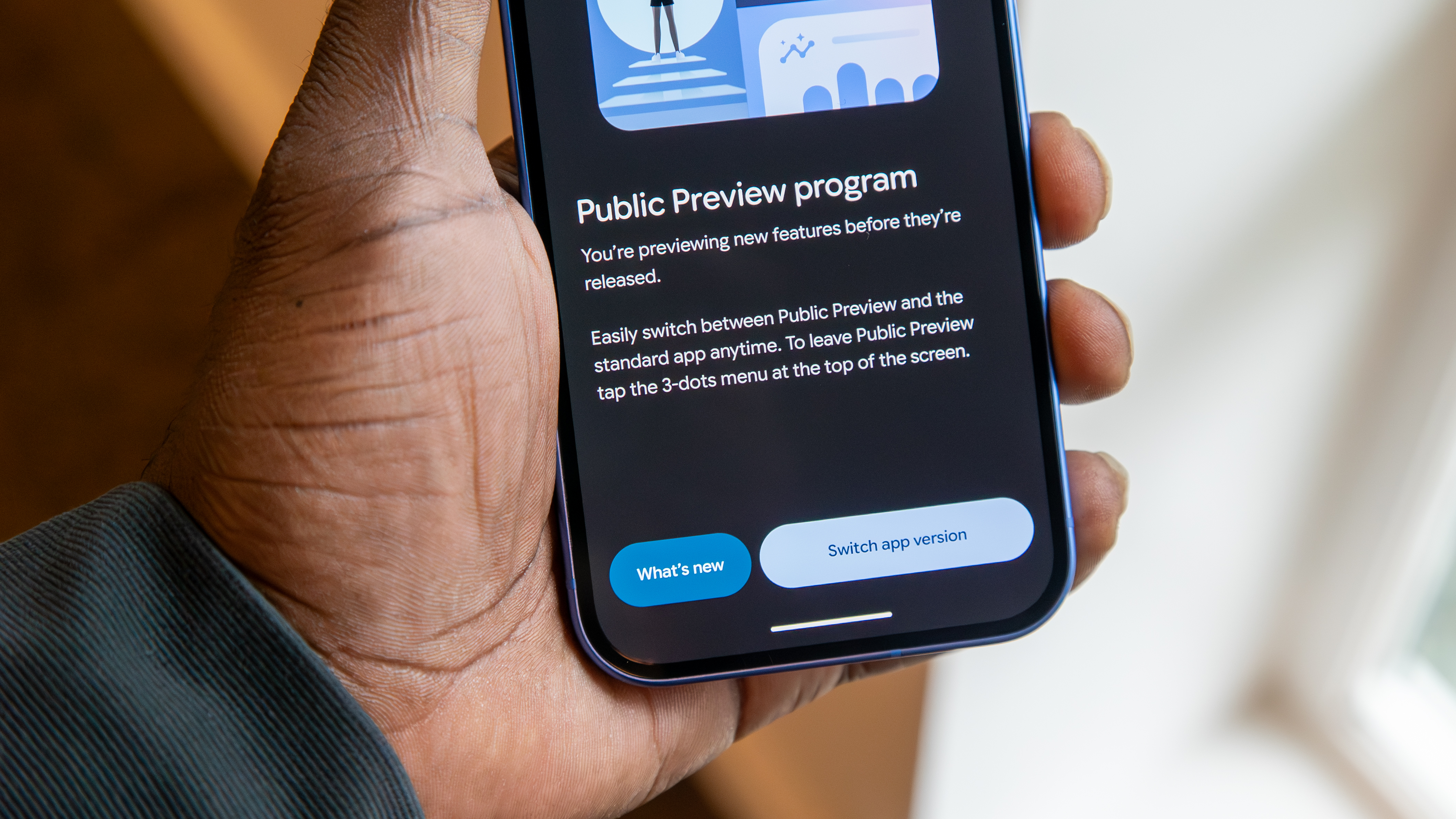 Fitbit personal health coach switch app version