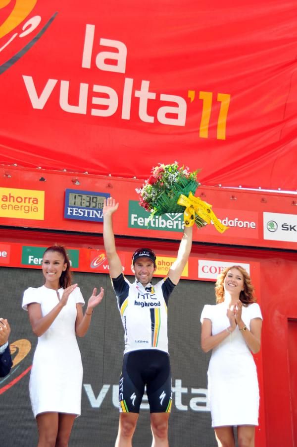 Michael Albasini (HTC-Highroad) basks in the moment.