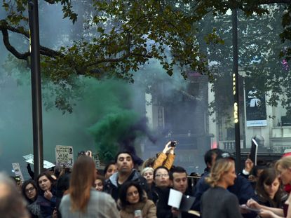 Suffragette Premiere Protests