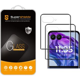 Supershieldz 2 Pack Motorola Razr Plus 2024 Tempered Glass Screen Protector