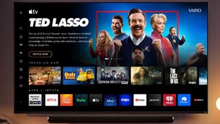 Vizio TV with SmartCast OS on screen