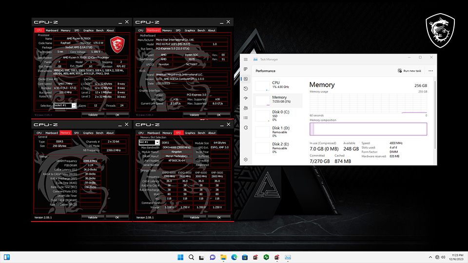 New desktop PC chips now support an incredible 256GB of memory