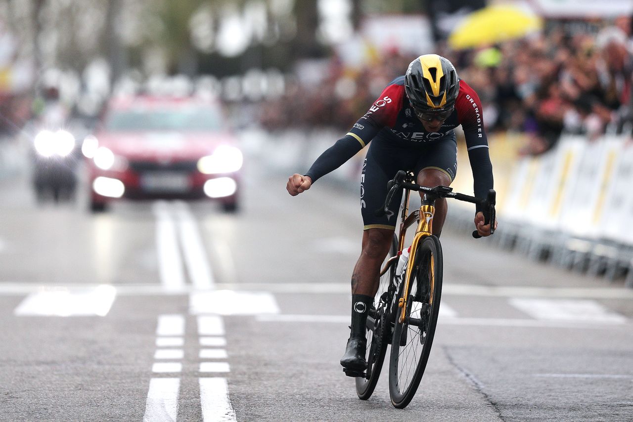 Richard Carapaz at the 2022 Volta a Catalunya