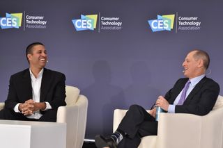 FCC Chairman Ajit Pai sat down with CTA president and CEO Gary Shapiro for a panel discussion at CES 2020.