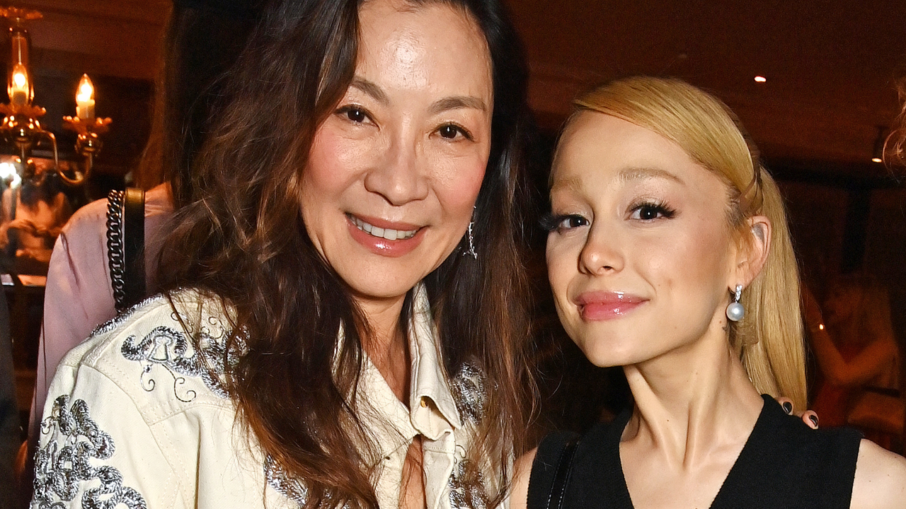 Michelle Yeoh and Ariana Grande attend Michelle Yeoh&#039;s Oscar celebrations hosted by Yeoh&#039;s manager David Unger and the Mandarin Oriental Hyde Park, London