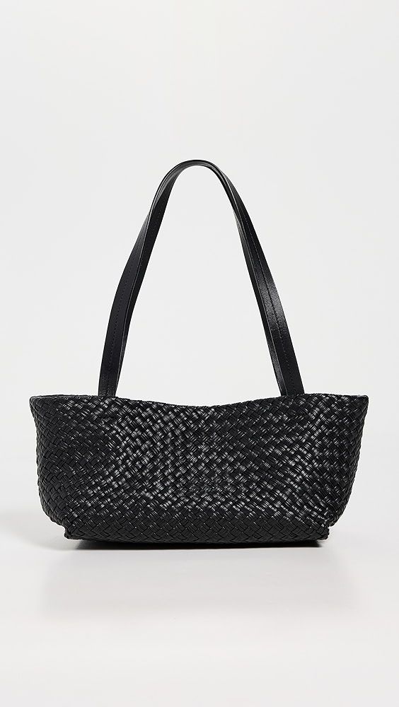 St. Agni Petit Woven Trapeze Bag