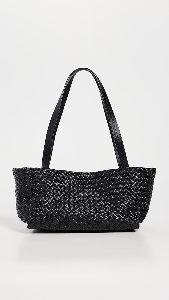 St. Agni Petit Woven Trapeze Bag