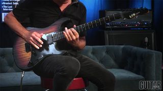 Paul Riario playing the ESP Guitars LTD Deluxe SN-1000HT Fire Blast