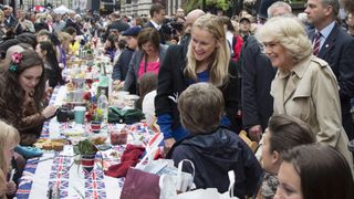 Camilla,The Duchess Of Cornwall Attends The Big Lunch in Picadilly