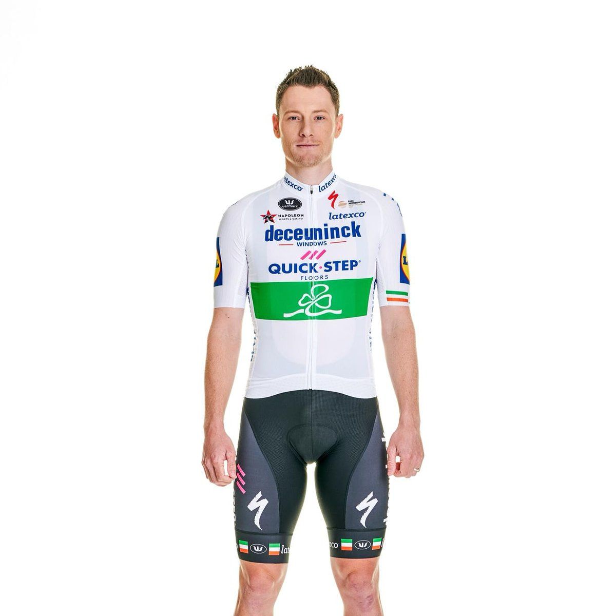 Sam Bennett in his 2020 Deceuninck-QuickStep colours