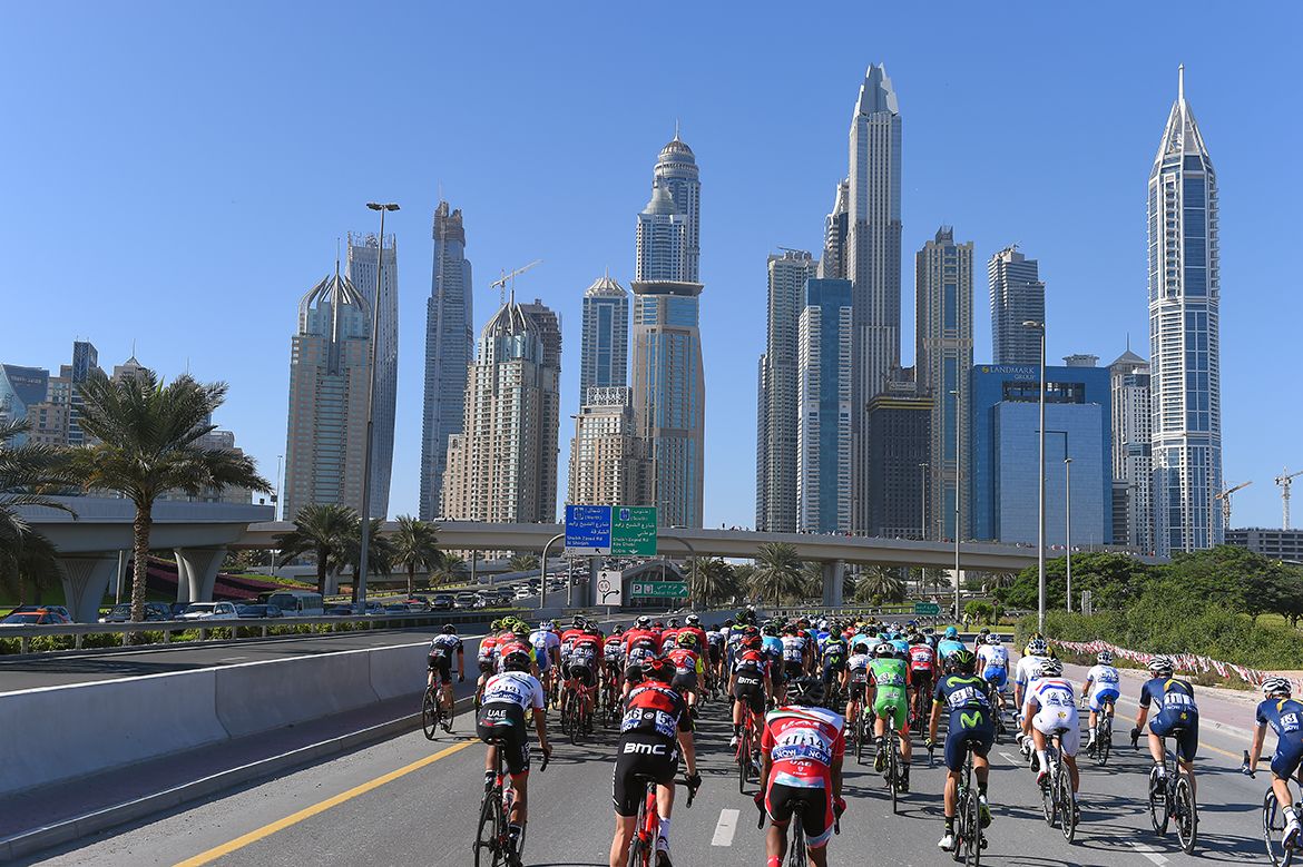 The Dubai skyline beckons