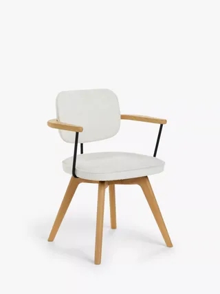 John Lewis Soren Office Chair, Ivory/natural