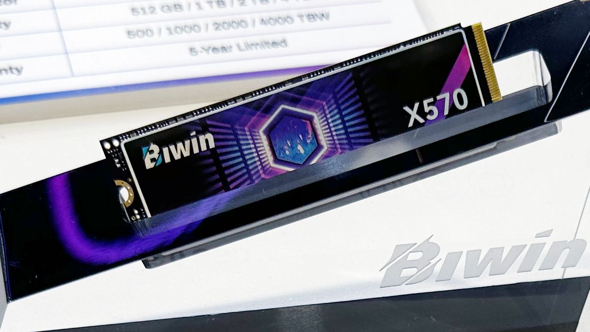 Biwin unveils PCIe Gen5 SSD with 14,500 MB/s read speeds