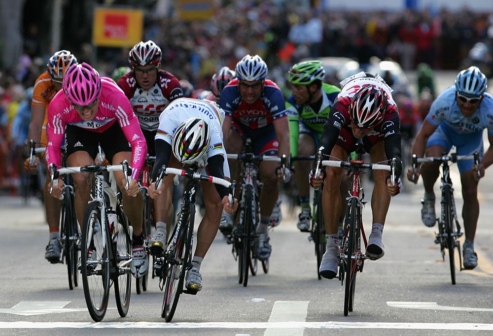 World champion Paolo Bettini won a stage in 2007 over Gerald Ciolek, who returns this year with MTN-Qhubeka