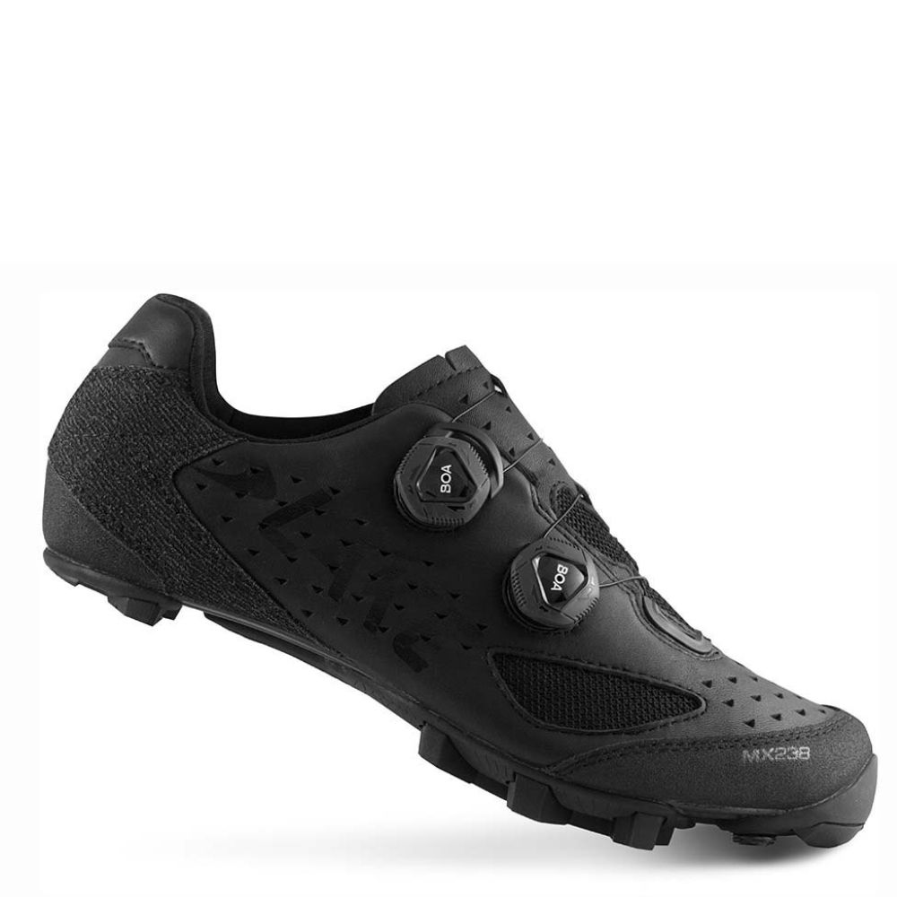 Lake MX 238 Supercross cycling shoes in black