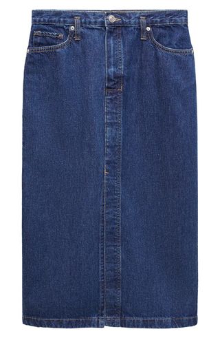 Denim Midi Skirt