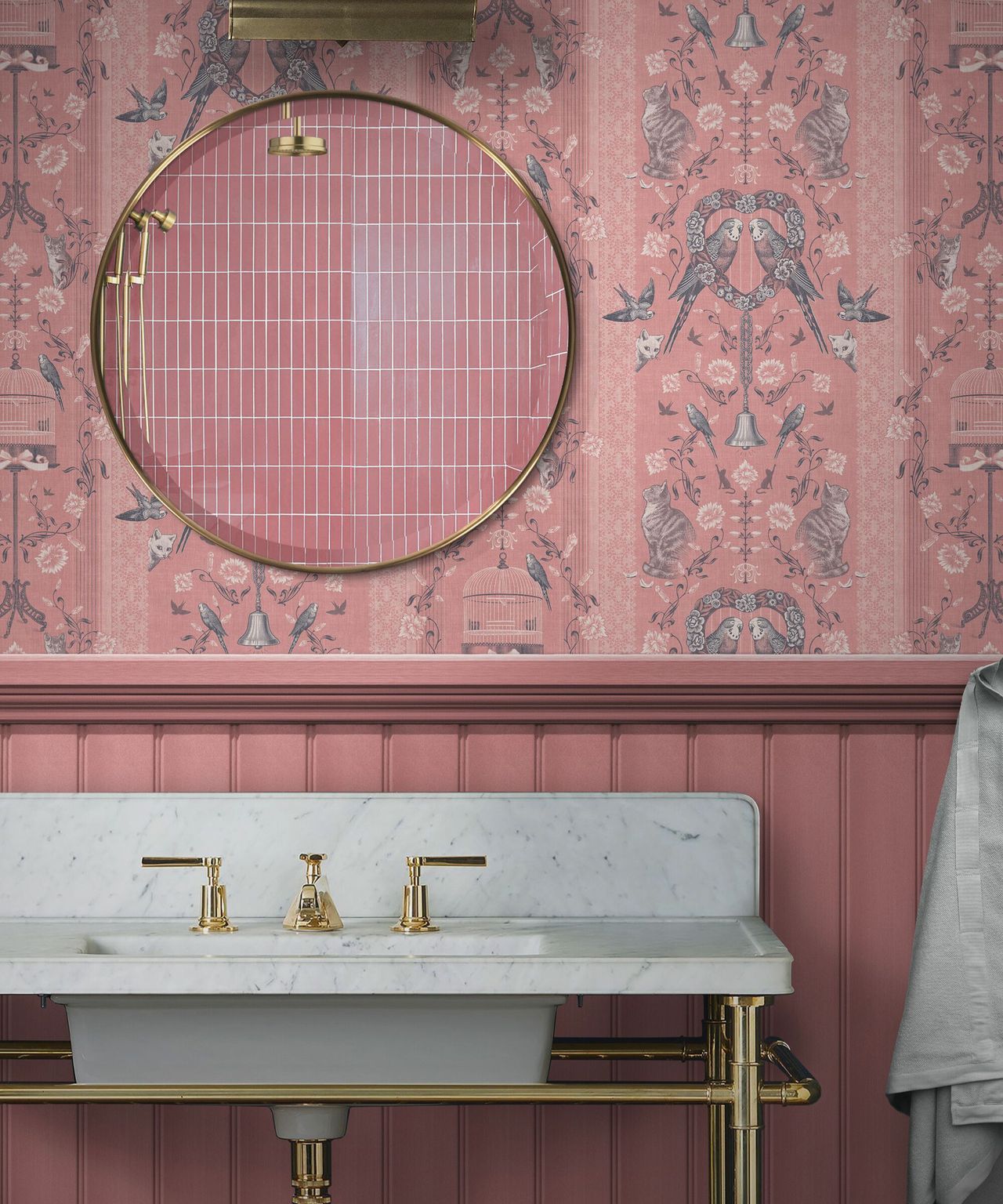 7 pink small bathroom ideas that are playful and pretty | Real Homes