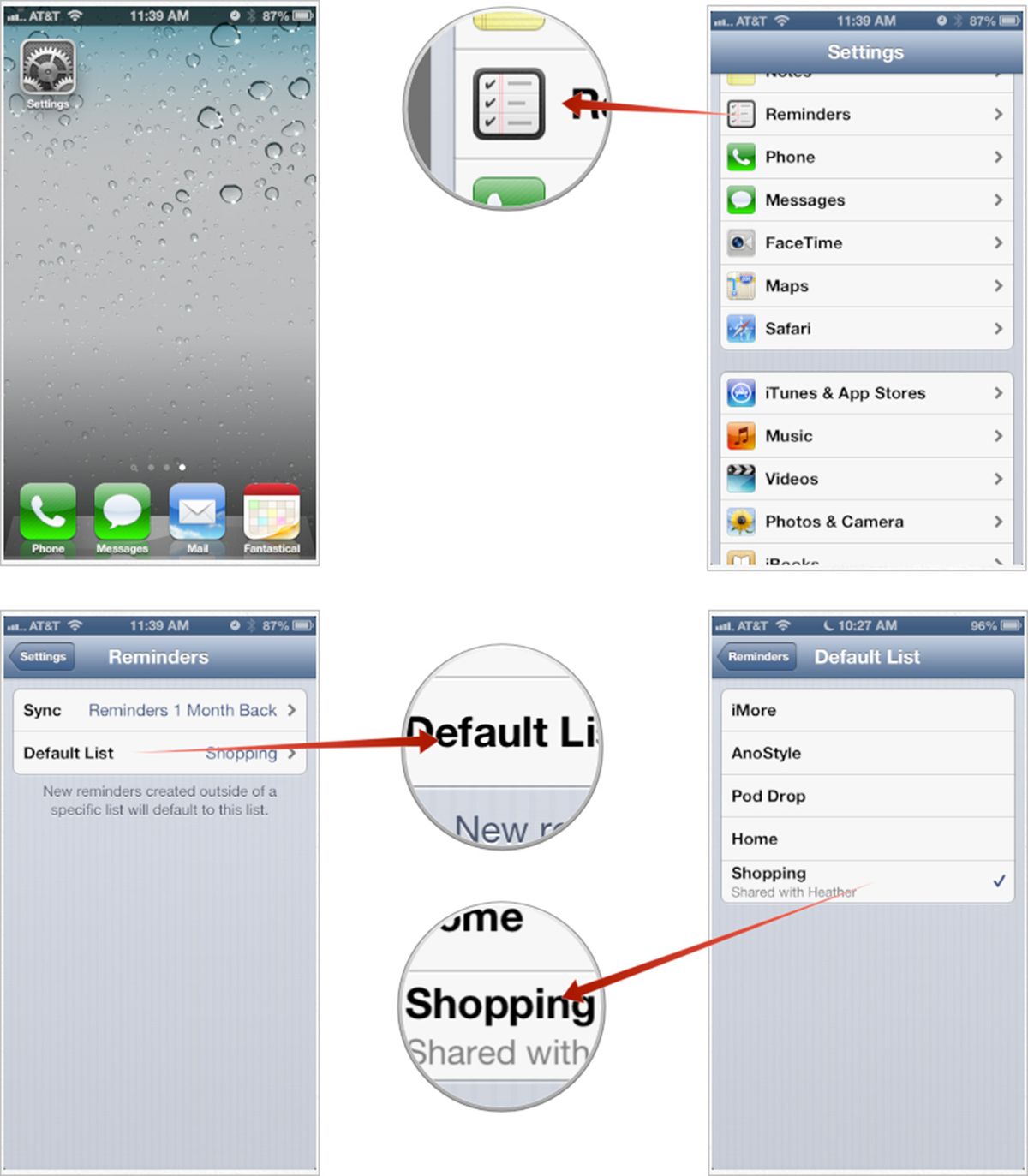 How to set a default Reminders list on iPhone and iPad | iMore