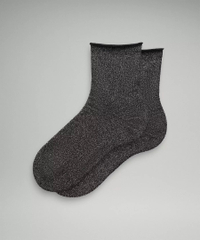 Lululemon Daily Stride Sparkle Quarter Socks