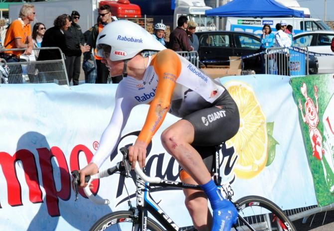 Piotr Havik (Rabobank) had a bad crash
