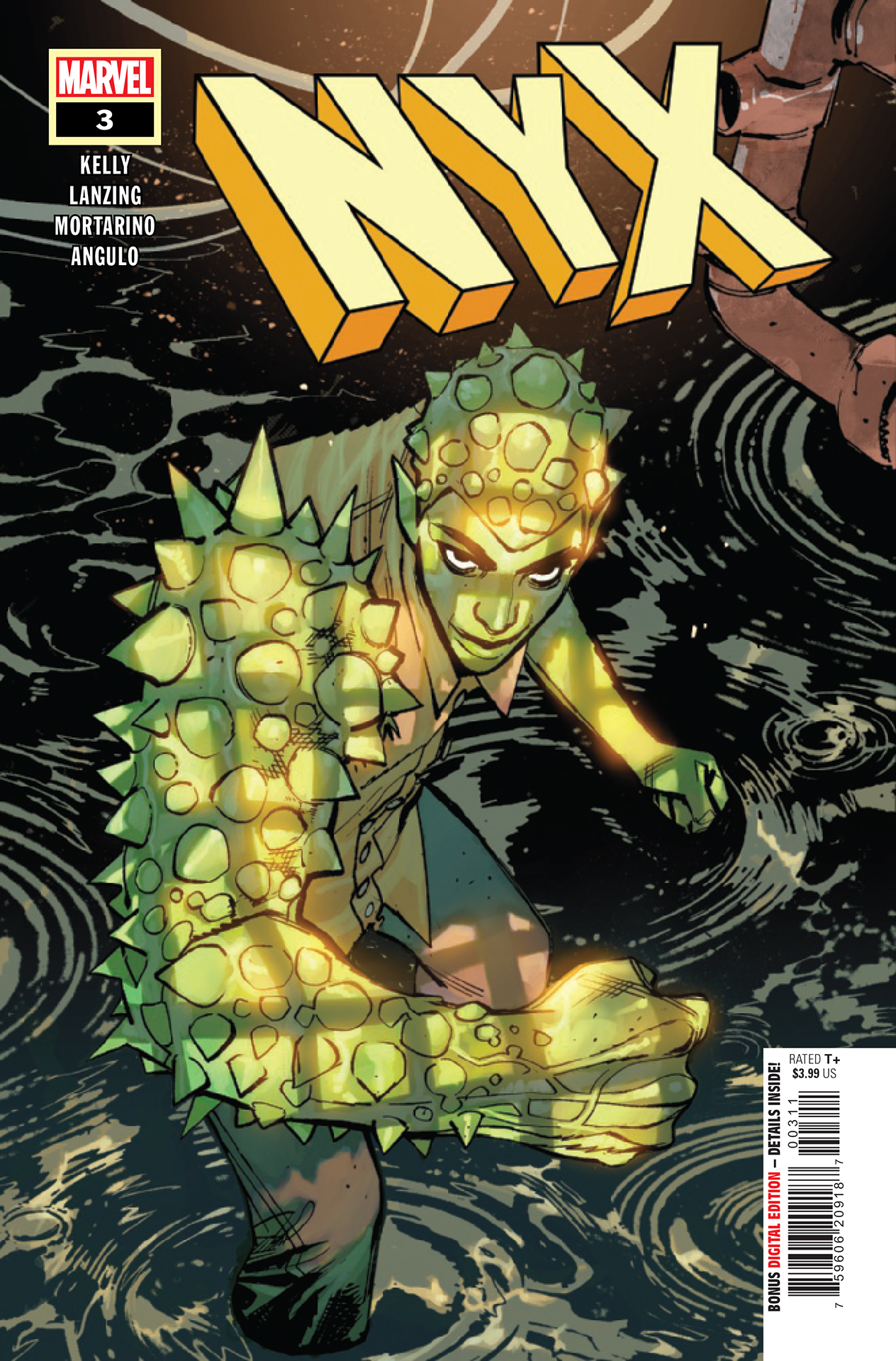 Young mutants mourn the death of one of their own in NYX #3