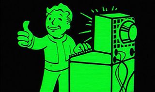 Cartoon of Fallout man giving a thumbs up