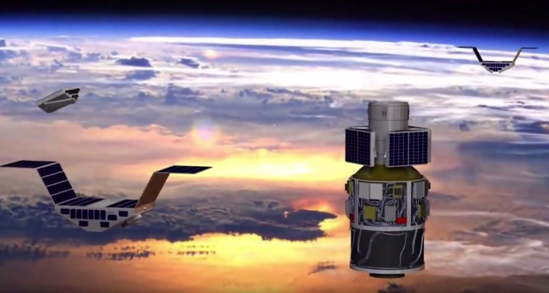 Cyclone Global Navigation Satellite System (CYGNSS) microsatellites will launch and deploy Dec. 12, 2016, to study the evolution of hurricanes and cyclones in Earth&#039;s tropical hurricane belt.