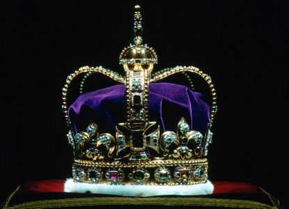 The St Edward's Crown has left the Tower of London