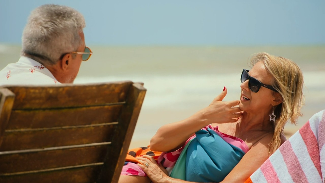 Rivo and Silvia in Love is Blind: Brazil Season 5. 