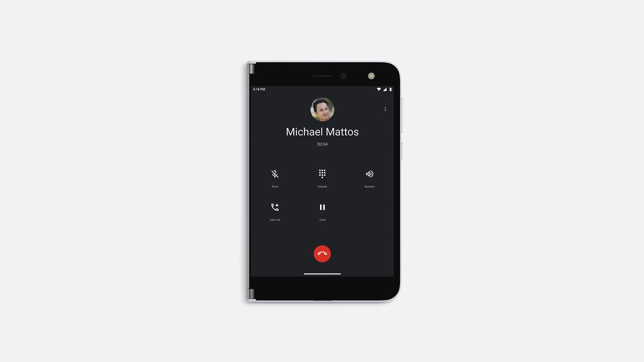 Microsoft Surface Duo - Phone call