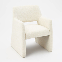 Cream Sturdy Frame Boucle Chair | £179.99 at TK Maxx