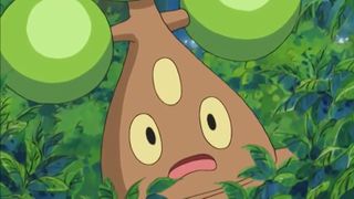 Bonsly Pokemon looking shocked
