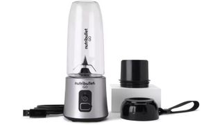 A portable NutriBullet blender