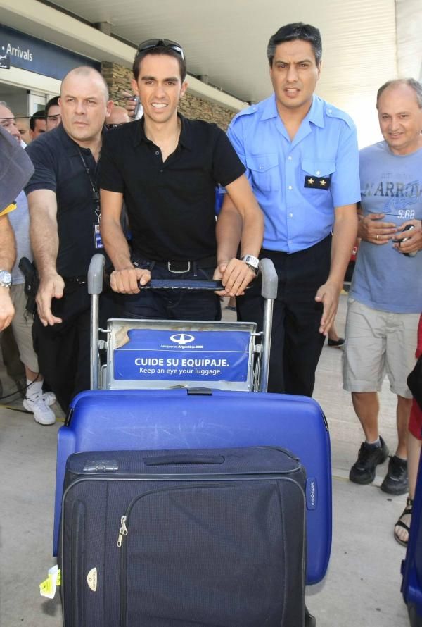 Alberto Contador in San Luis.