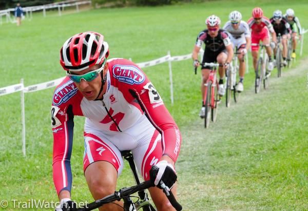 Todd Wells (Specialized) goes off the front of the chase group